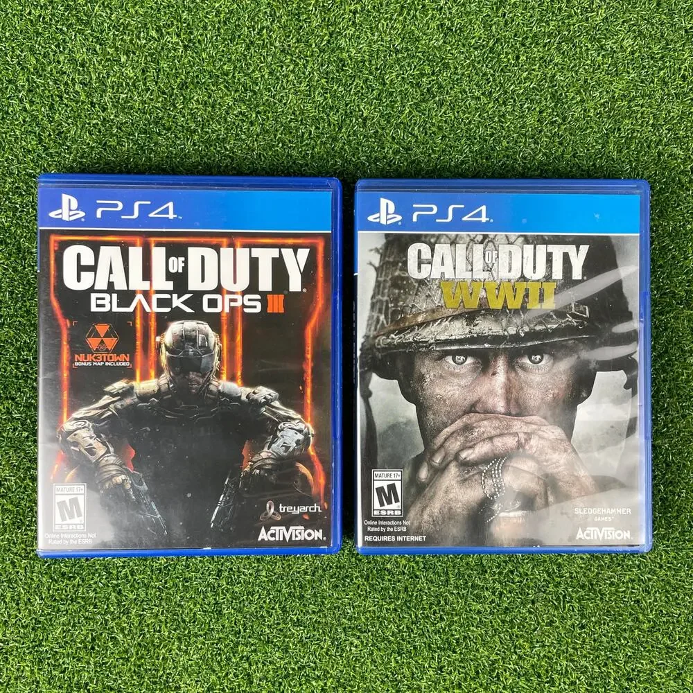 Call of Duty: Black Ops III and Call of Duty: WWII PlayStation 4